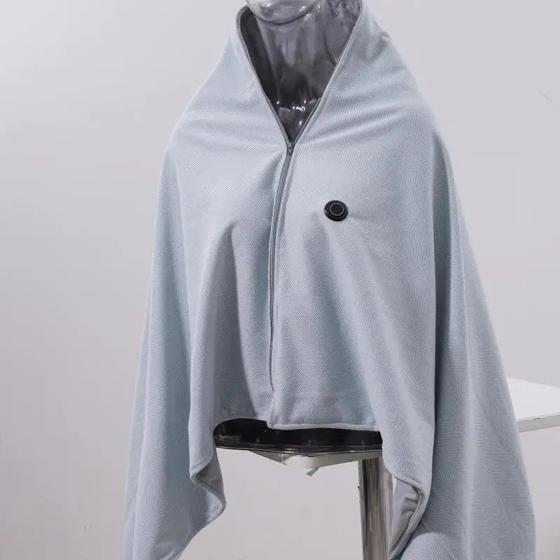 new outdoor USB shawl Electric Heated Blanket 3 Heating Levels plush Heated Mat Portable Wearable Body Warmer Blanket for home