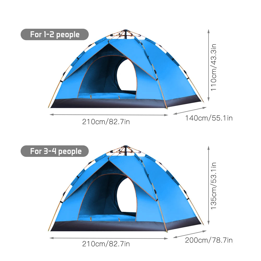 Outdoor Tent -resistant Portable Instant Camping Tent for 1-2 People Family Tent camping tent instant tent