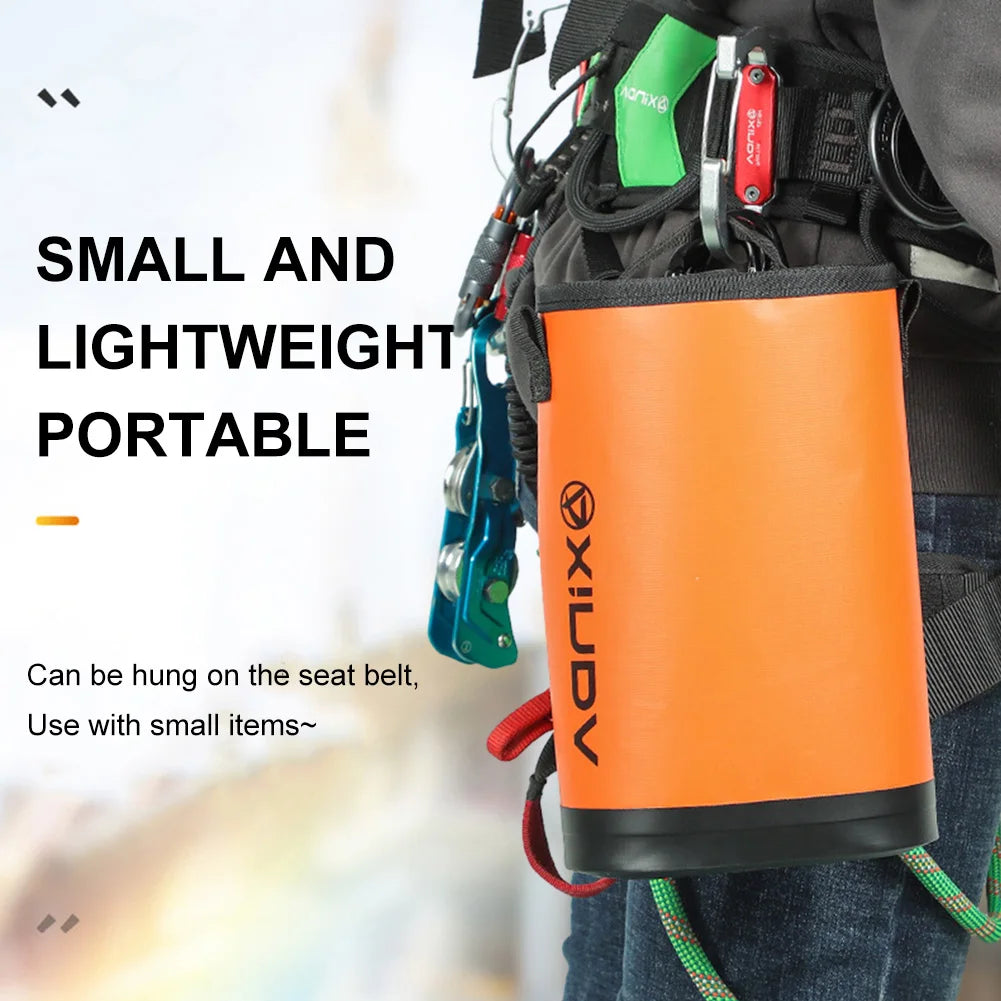 Portable High-Altitude Operation Tool Bag Wear-resistant 5L Climbing Gear Equipment Bag Drawstring Multipurpose Pouch