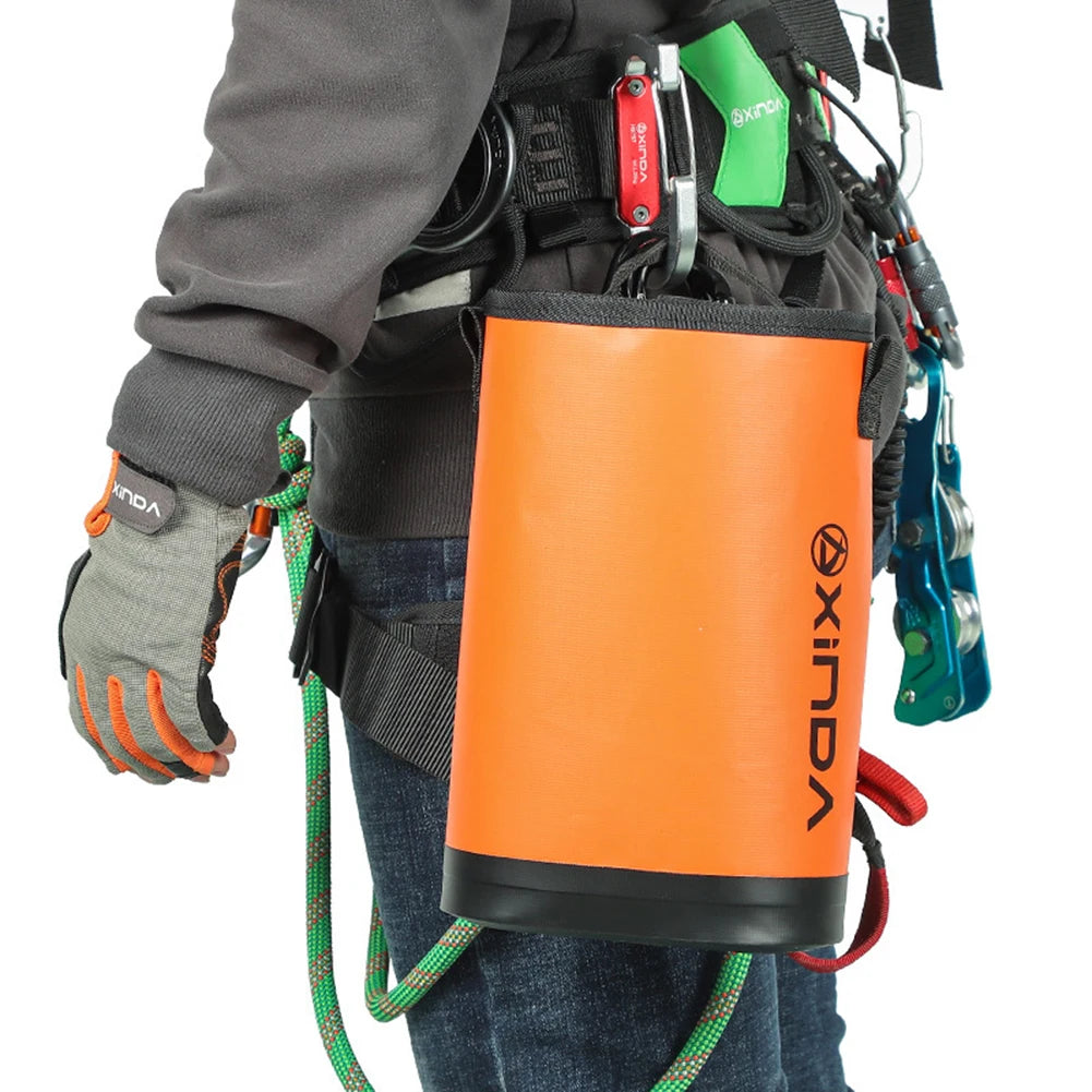 Portable High-Altitude Operation Tool Bag Wear-resistant 5L Climbing Gear Equipment Bag Drawstring Multipurpose Pouch