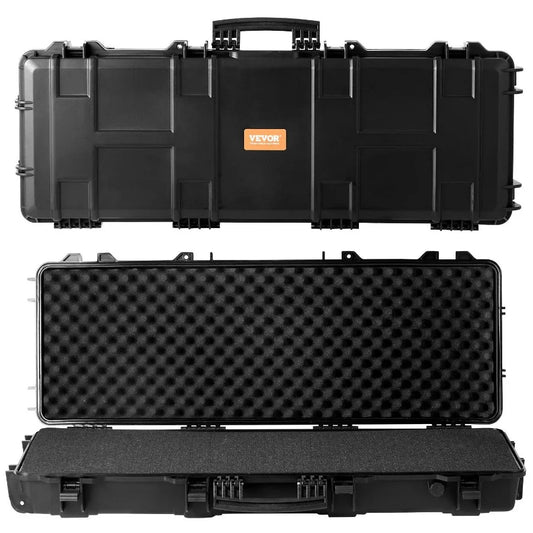 Tactical Range Case Outdoor Tactical Hard Case with 3 Layers Fullyprotective Foams 42 inch lockable Hard Tactical Range Case w
