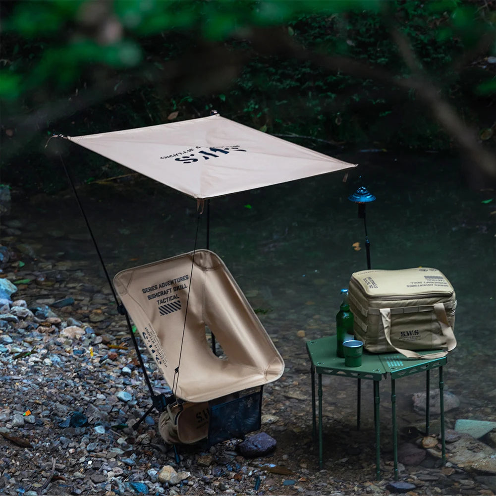 Ultralight Folding Chair Oxford Cloth Beach Picnic Seat Detachable Lightweight Tourist Chairs for Outdoor Camping Hiking Fishing