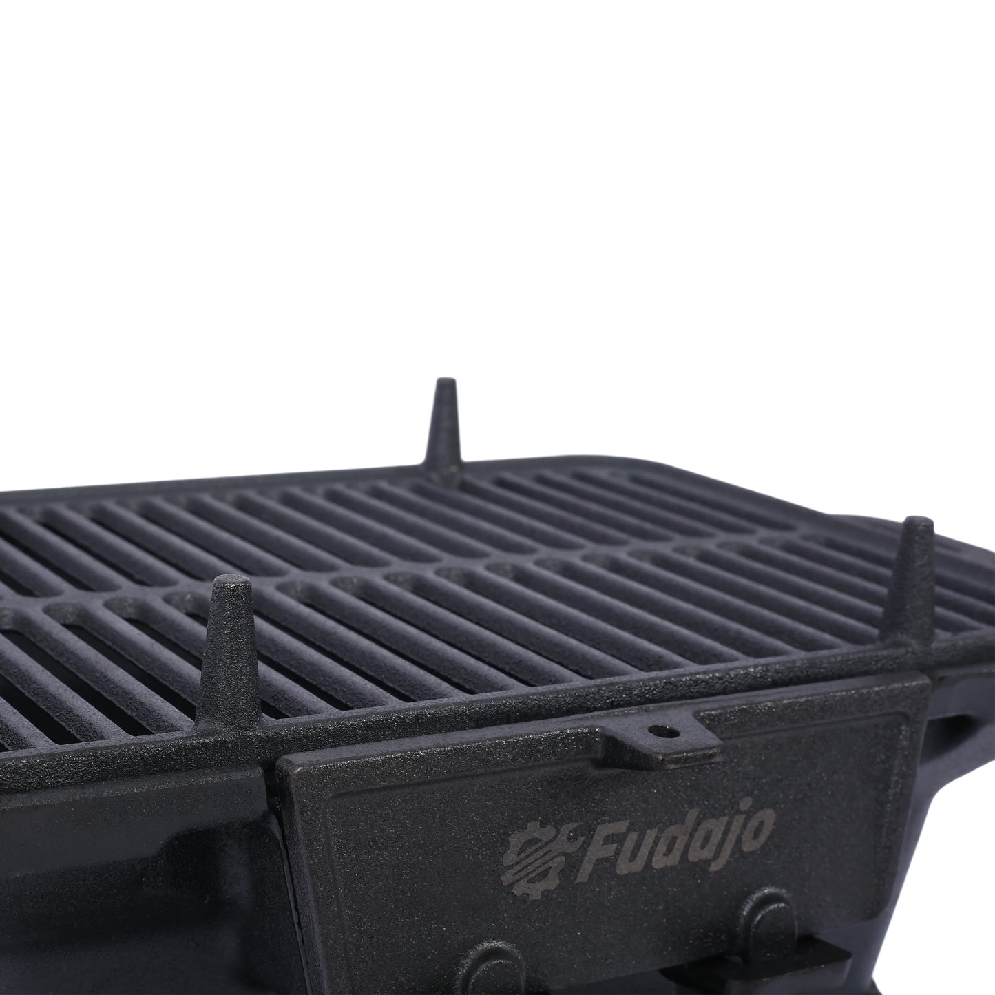 20" Oval Cast Iron Hibachi Grill, Portable Charcoal Grill With Vent Removable Grate with Handle, Yakitori Grill for Outdoor Camp