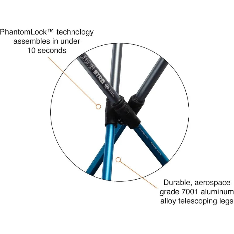 Hillsound BTR Stool for Ultralight Backpacking & Hiking, Lightweight Camping Chairs, Compact Portable Outdoor Seat