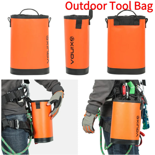 Portable High-Altitude Operation Tool Bag Wear-resistant 5L Climbing Gear Equipment Bag Drawstring Multipurpose Pouch