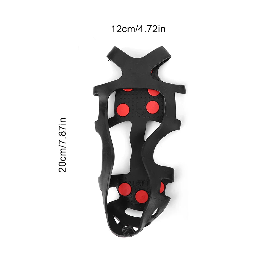 9 Teeth Climbing Crampons Anti-Slip Mountaineering Cleats Unisex Snow Claw Shoe Covers Walking Hiking Accessories