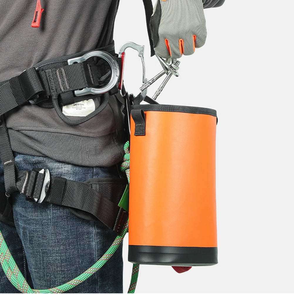 Portable High-Altitude Operation Tool Bag Wear-resistant 5L Climbing Gear Equipment Bag Drawstring Multipurpose Pouch