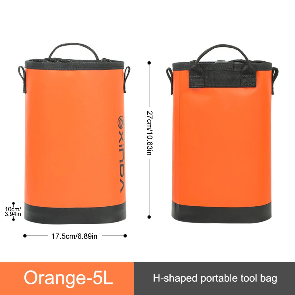 Portable High-Altitude Operation Tool Bag Wear-resistant 5L Climbing Gear Equipment Bag Drawstring Multipurpose Pouch